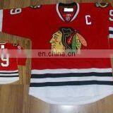 Wholesale red jerseys/Chicago blackhawks #819 Jonathan Tower custom hockey jerseys Front