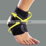 Neoprene Breathable Brace for Sprained Ankle - Black Color, One Size#HH-006