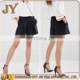 Plain Smart Shorts Pleat Front Shorts Zip-side Fastening Short Pants China thumbnail-1