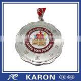 China Masonic Custom Made Metal Medallion With Ribbon thumbnail-1