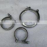 Construction Machinery Marine Engine Parts CCEC Exhaust Outlet Connection V Band Clamp 201989 for LT10 KTA19 KTA38 KTA50 QSK19 thumbnail-1