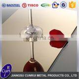 Competitive Price 304 Gold Mirror Stainless Steel Sheet in Stock thumbnail-4