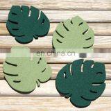 Hot Selling Cute Polyester Felt Coaster With Cork Bottom thumbnail-4