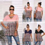 2020 New Spring and Summer Leopard Print Short-sleeved Dress European and American Women's T-shirt Explosion Direct Sales thumbnail-2