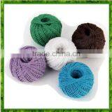 HB774 Looking for Buyers of 4 Ply Coffee Colour Yarn Ball With 50% Cotton 50% Polyester thumbnail-4