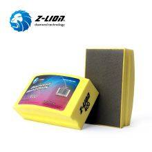 Z-LION Patented Arc Shape Diamond Electroplated Hand Pads for Glass Car Mirrors Grinding ZL-37CA thumbnail-4