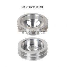 CNC Machined Aluminum Billet SBC Water Pump Pulley thumbnail-1