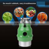 2015 high quality kitchen food waste disposer for sink