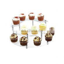 Clear Cupcake Rack Wedding Transparent Cupcake Stand