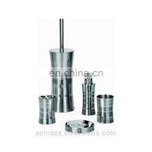 Mirror Satin Finishing Surface Bathroom Set Accessory Stainless Steel Bathroom Accessory 6pcs Bathroom Sets thumbnail-3