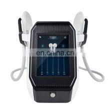 Ems Muscle Stimulator Slimming Abdominal Two Handles Electronic Muscle Stimulation Ems Leggings