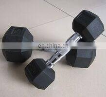 50kgs Hexagon Rubber/PU Dumbbell Set thumbnail-2