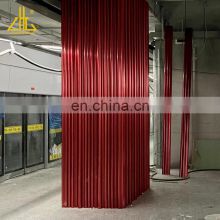 ZHONGLIAN Making Splicing Aluminium Wall Anodized Aluminium Profiles Strong Red