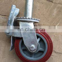 Locking Swivel Stem Caster Wheels Grip Ring Stem Scaffolding Caster Wheel thumbnail-4