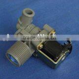 plastic solenoid water valve USA standard 16mm barb outlet