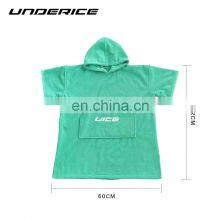 2022 Hot Selling Swimming Pool Towels Kids Children Poncho Quick Dry Beach Towel With Hood thumbnail-3