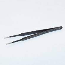 Precision Stainless Steel Hard Anti-static Tweezers Bird's Nest Hair Picking Clip Maintenance Tweezers Pointed Elbow With Texture ESD-13 Tweezers thumbnail-4