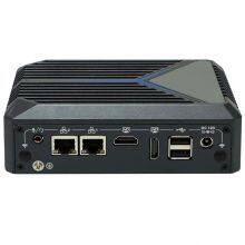 Fanless Mini PC 12th Gen Celeron J6412 2 LAN 8 USB 2 HD DDR4 3200MHz Industrial PC for Medical thumbnail-1