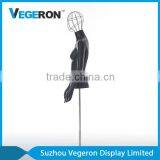 Half Body Female Torso Mannequin With Metal Head thumbnail-3