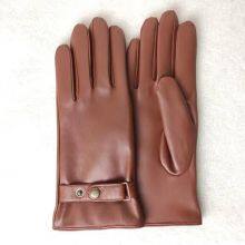 High Quality Sheepskin Leather Gloves Touch Screen Winter Gloves for Women thumbnail-3