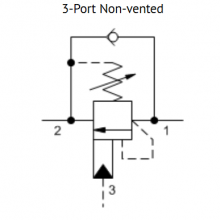 Клапан балансировки Sun CBCGLCN с давлением пилота с соотношением 4,5:1 Стандартный клапан удержания нагрузки thumbnail-5