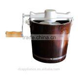 Wooden Bucket Ice Cream Maker, 4qt thumbnail-2