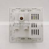 Dual USB Port Electric Wall Charger Dock Station Socket Power Outlet Panel Plate thumbnail-2