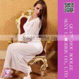 Unique Design Wholesales White Sexy Elegant Long Gown thumbnail-1