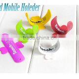 New Gadgets Amazing Colorful One Touch Silicone Mobile Phone Stand Holder thumbnail-3