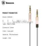 Baseus 1.2M Aux Audio Cable For Car MP3 MP4 Fluency Series 3.5mm Male To Male Audio Cable For Phone Speaker TB-0399 thumbnail-2