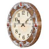 48cm Jewelry Amber Resin Luxury Wall Clock Women thumbnail-2