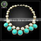 Wholesale Fashion Kallaite Heavy Jewelry Set Gold Plated for Young Girl (HA4122009 ) thumbnail-3