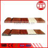 High Quality Glass Wood Color Aluminium Kitchen Cabinet Doors thumbnail-2