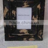 French Country Style 7 Inch Wooden Photo Frame With Distressed Color