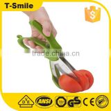 Multi vegetable scissors green color tomato cutter kitchen shears