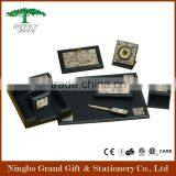 Top Quality Modern Desktop PU Leather Office Desk Organizer thumbnail-4