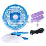 Unique New Design Clip Mini Fan Portable Fan With USB Rechargeable thumbnail-5