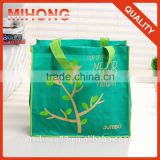 Wholesale new style green color promotional non woven fabric bag
