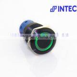 LED and Latch Switch, 19mm Metal Switch, Black Metal Switch, ,