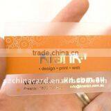 Gold Hot Stamping Logo and Letters PVC Business Card