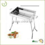 charcoal bbq grill-stainless steel korean portable BBQ grill