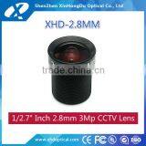 Supper HD m12 1/2.7 inch f2.0 2.8mm lens for 360 degree car security camera