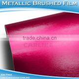 CARLIKE Bubble Free Top Quality Metallic Brushed Chrome Cover Vinyl Car Wrap thumbnail-3