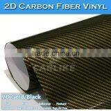SINO CAR STICKER Glossy Black Car Wrap Film 2D Carbon Fiber Paper Roll thumbnail-6