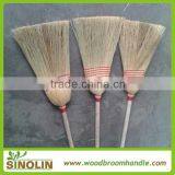 SINOLIN natural&durable corn broom with wood handle