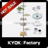 KYOK Pole System Round Goblet Rack , stainless steel kitchen drawer basket ,kitchen basket