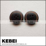 High Quality Classical Wooden Sewing 4-holes Buttons