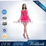 Gorgeous Sheath High Neck Petite Formal Evening Gowns With Beading thumbnail-2