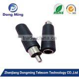 RCA Male to 6.5 Female Black