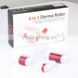 CE and RoHS korea Titanium 300&720 &1200 pins Bionic galvanic Skin nurse beauty instrument derma roller